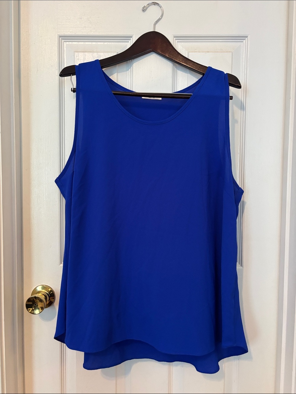 Beautiful Vibrant Royal Blue Women's Tank Top Classic Scoop Neck